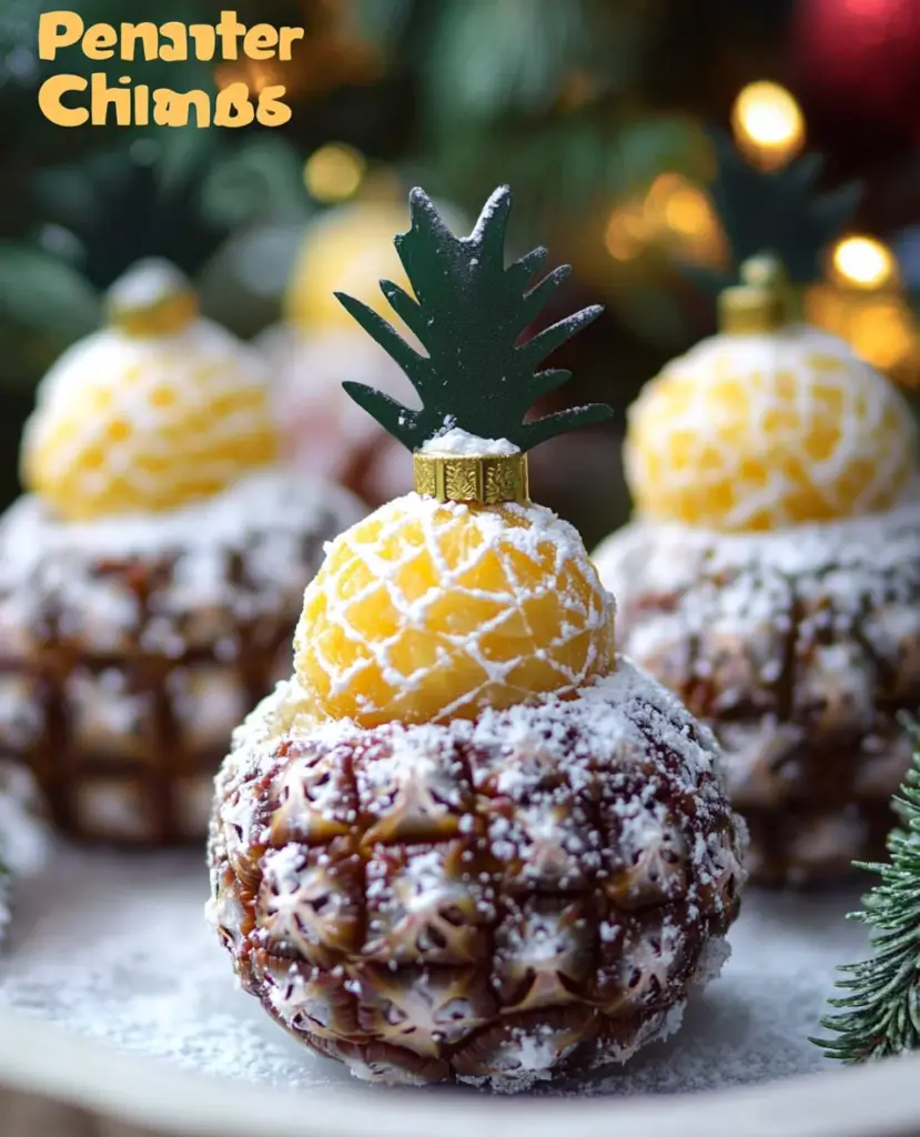 Pineapple Christmas Balls