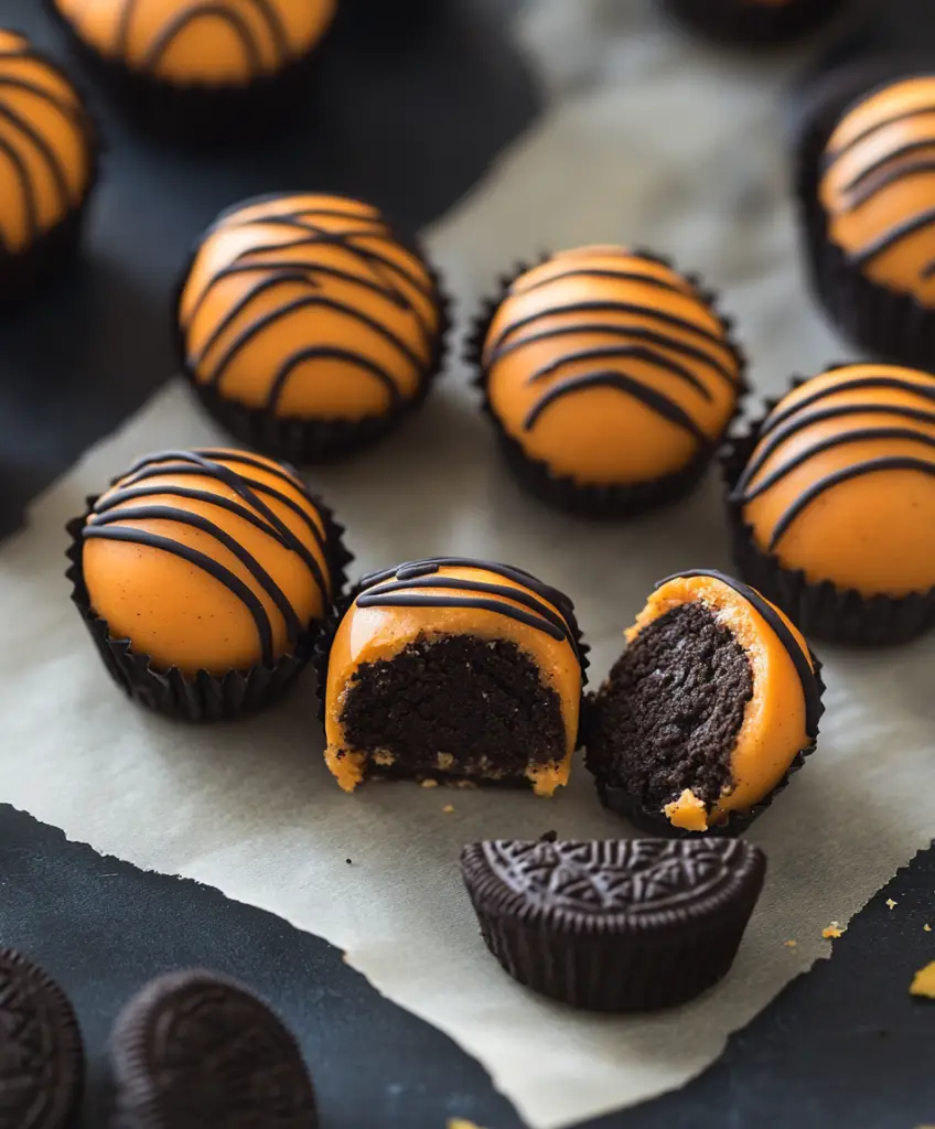 Decadent Pumpkin Spice Oreo Truffles