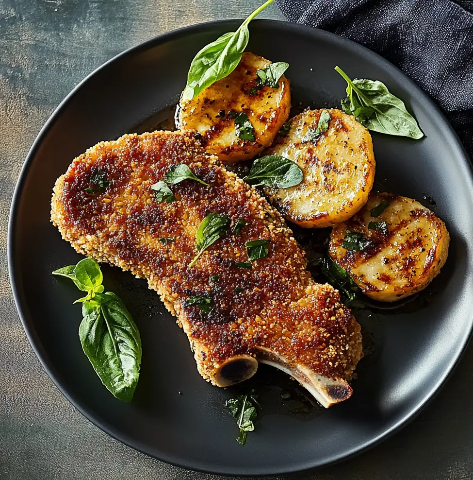 Italian Breaded Pork Chops
