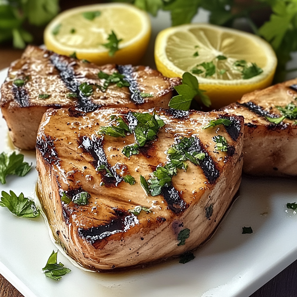 Grilled Marinated Tuna Steaks