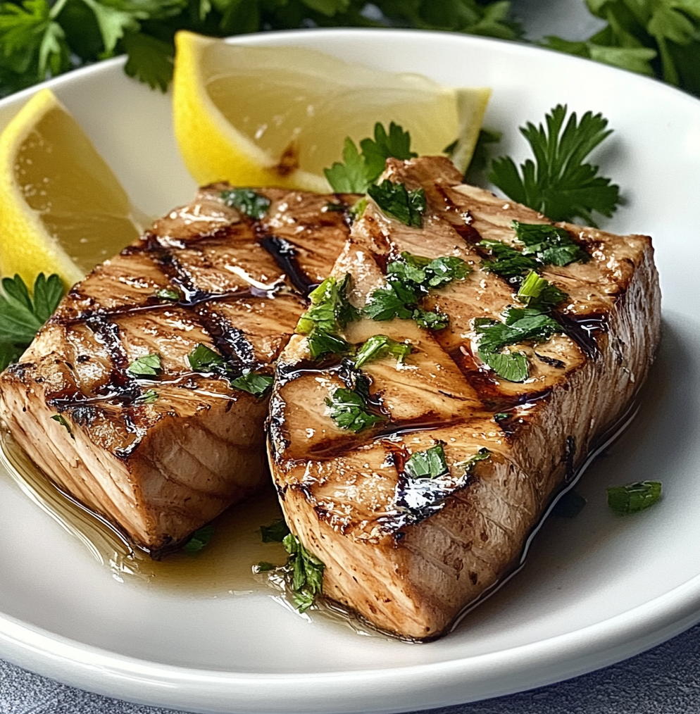 Grilled Marinated Tuna Steaks