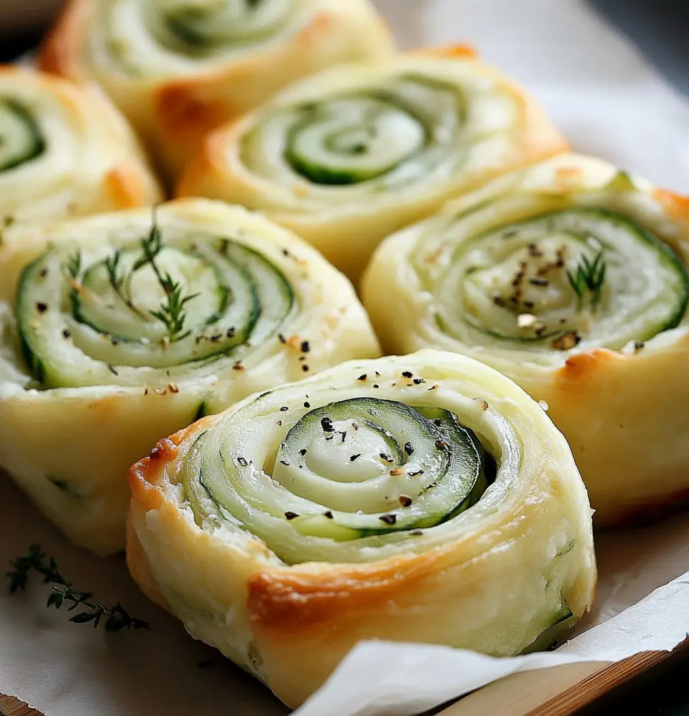 Refreshing Cucumber Cream Cheese Rolls