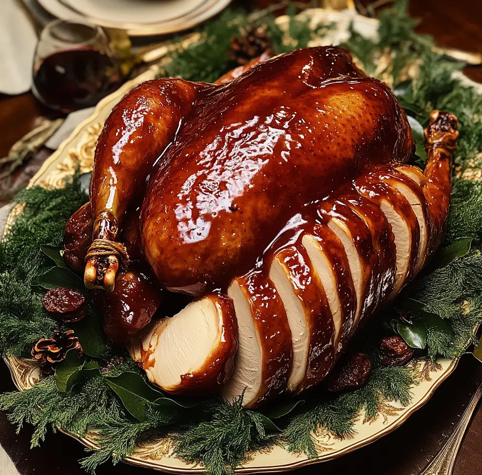Maple Butter Glazed Turkey