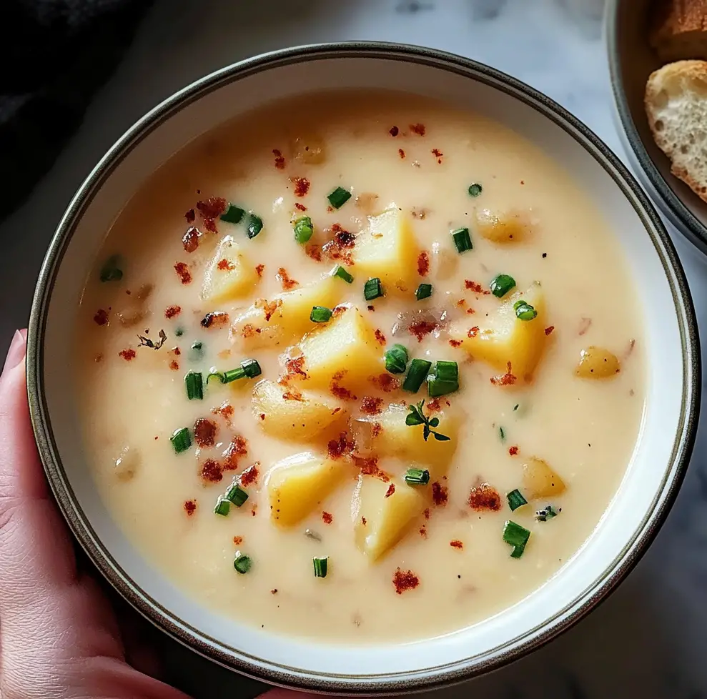 Cheesy Crockpot Potato Soup