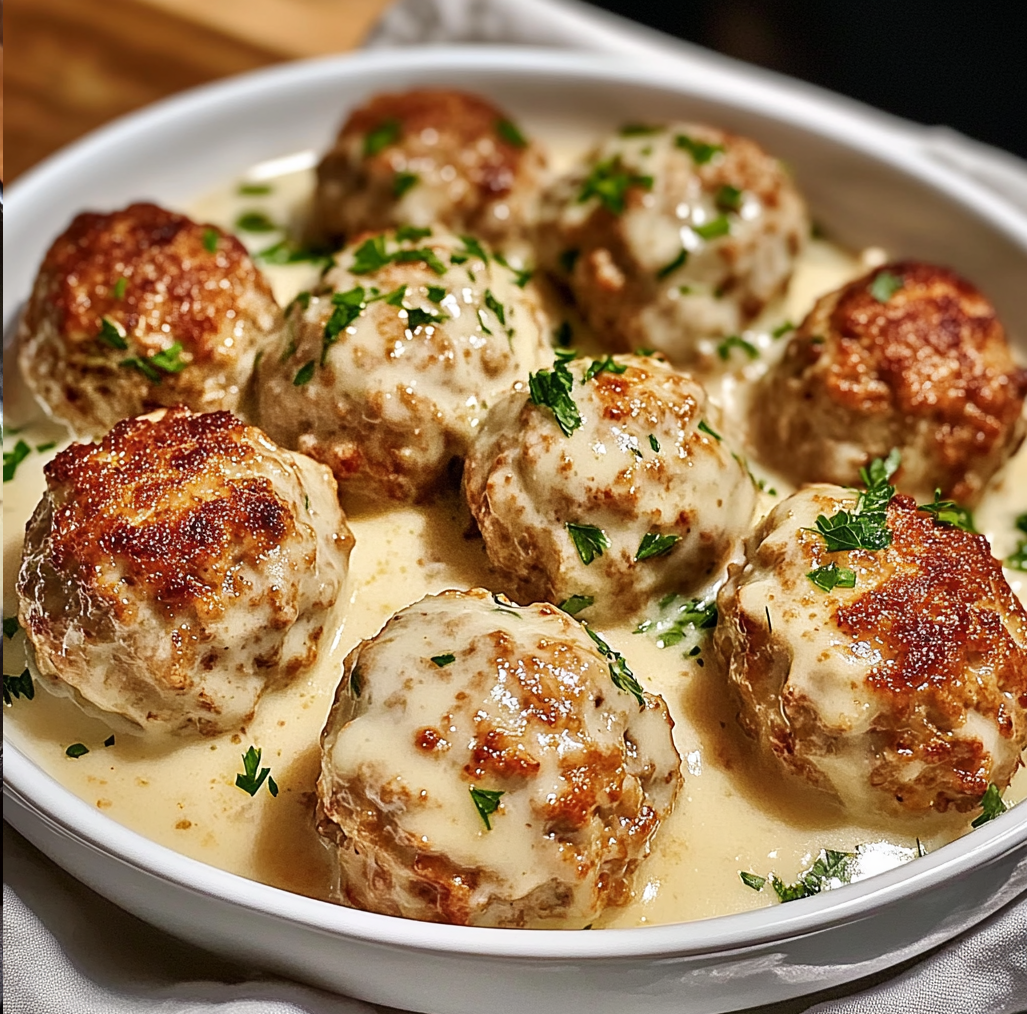Chicken Cordon Bleu Meatballs