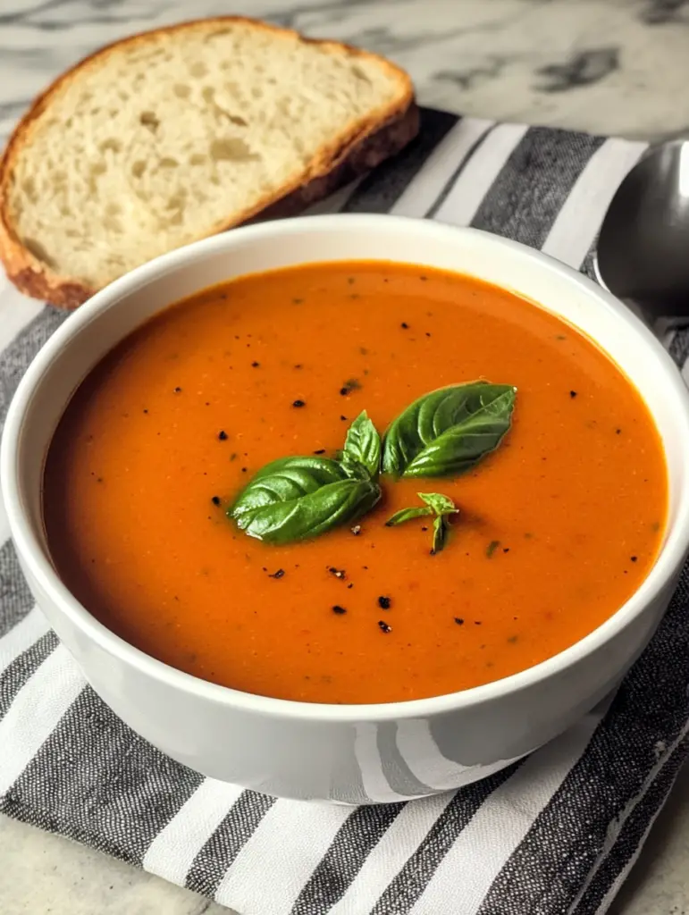 Creamy Tomato Basil Soup