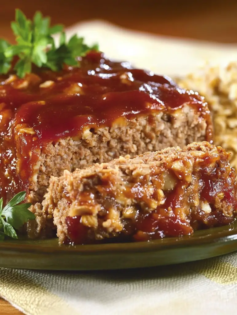 Grandma's Meatloaf with Oats