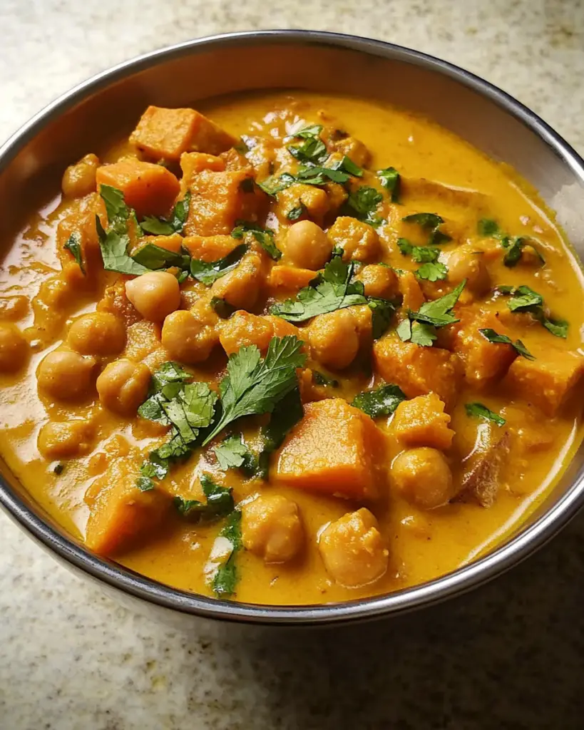 Vegan Sweet Potato Chickpea Curry