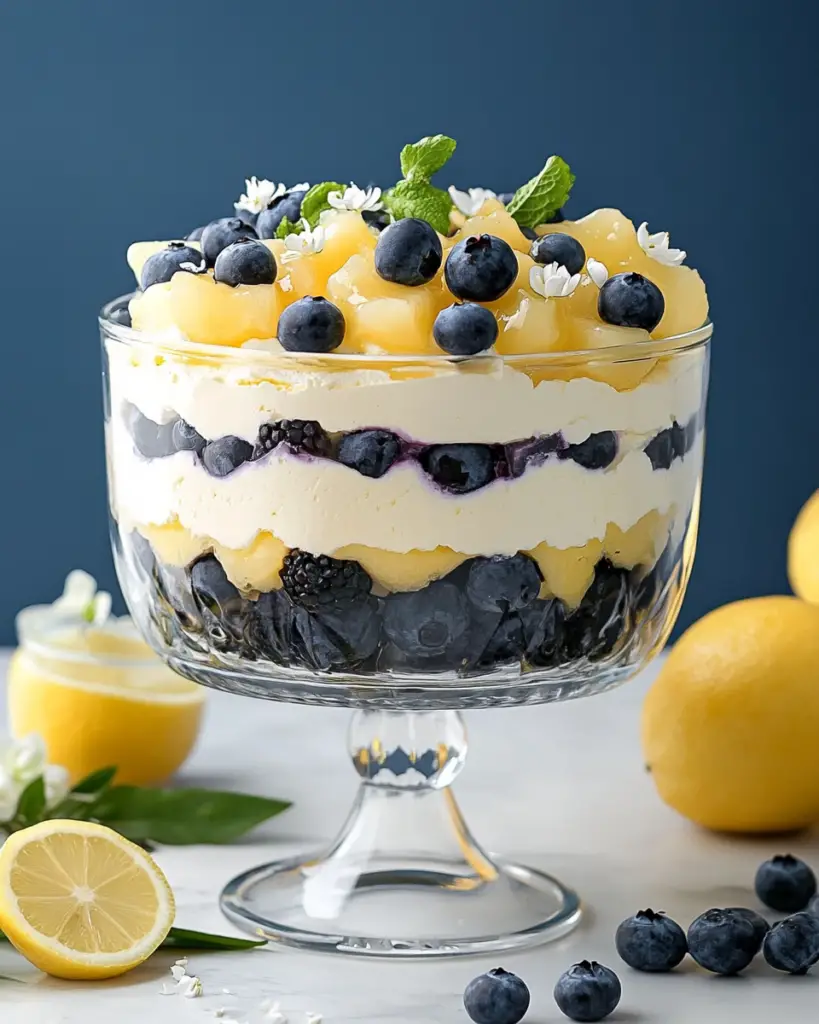 Lemon Blueberry Trifle