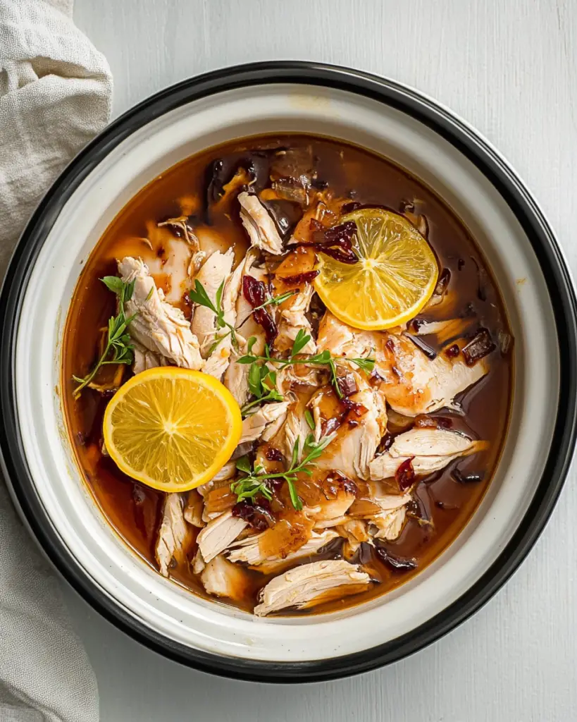 Crockpot Bourbon Chicken
