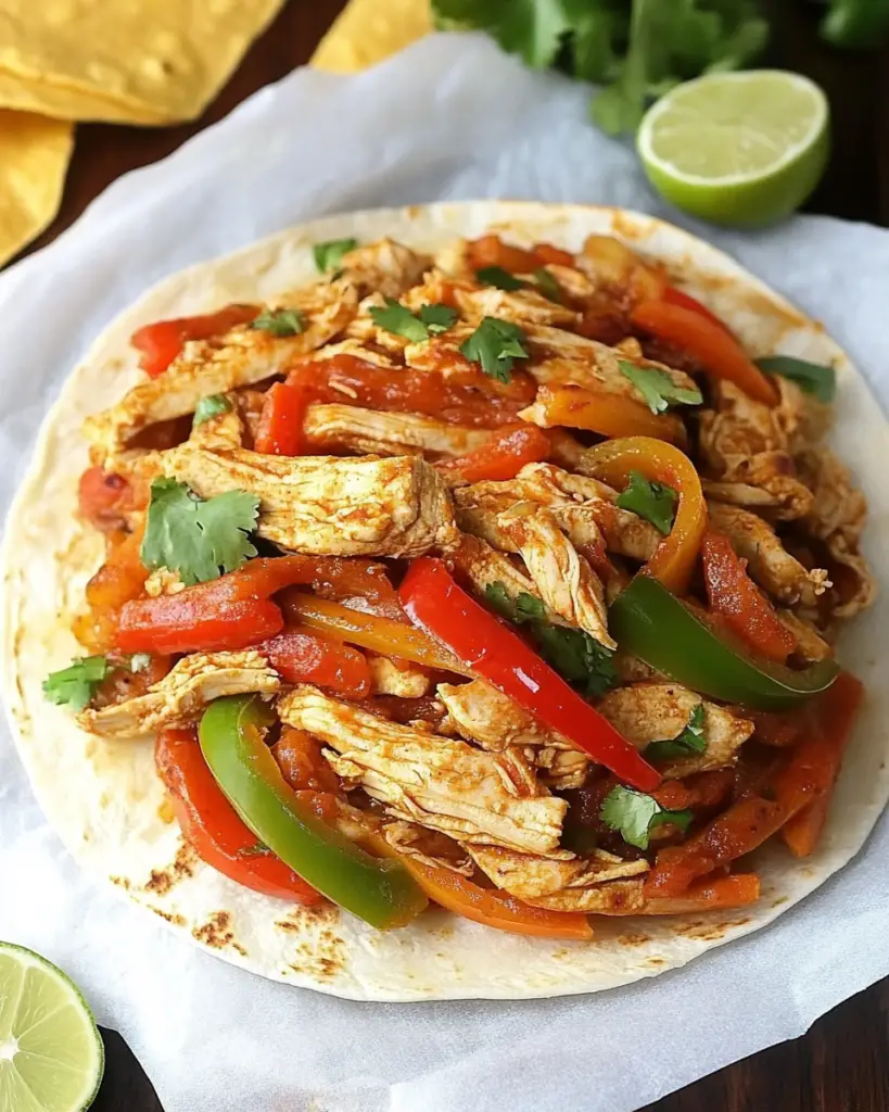 Crockpot Chicken Fajitas