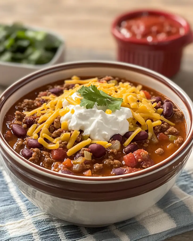 Easy Crockpot Chili
