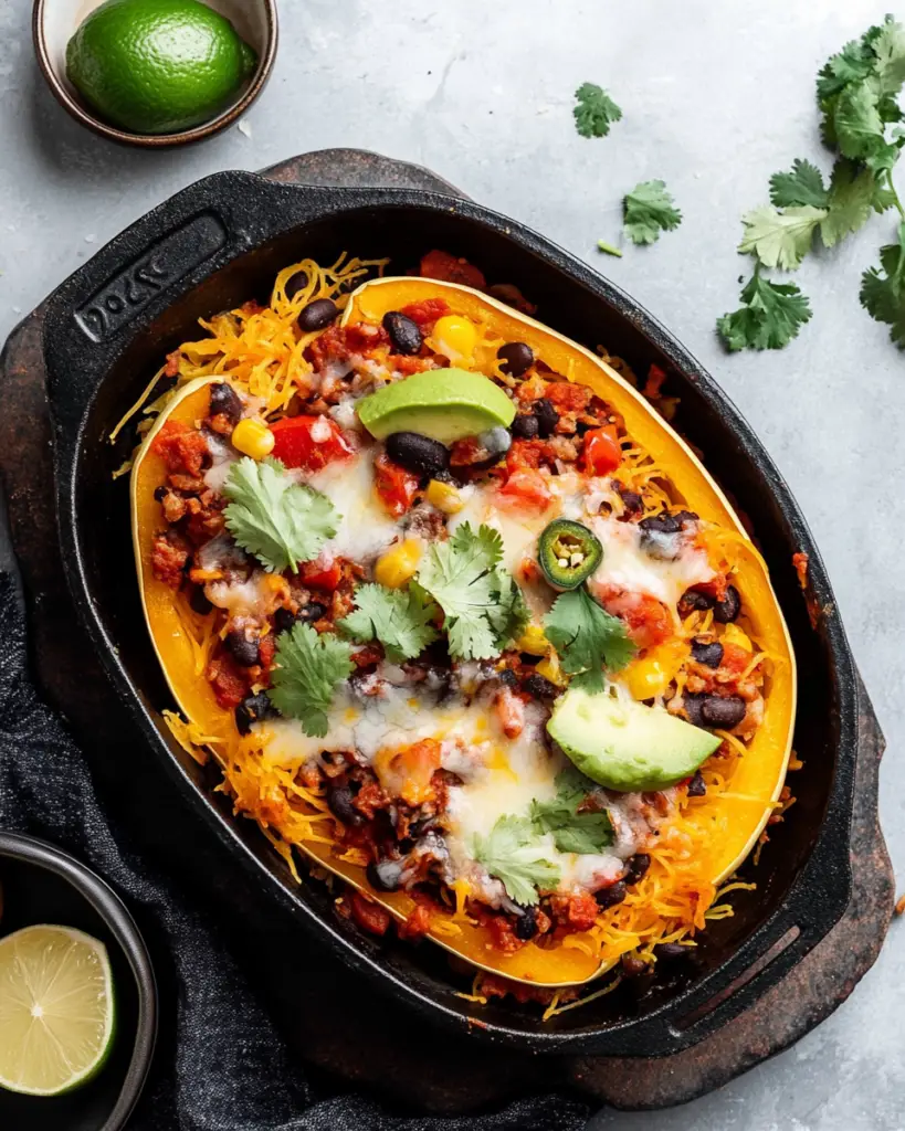 Tex Mex Stuffed Spaghetti Squash