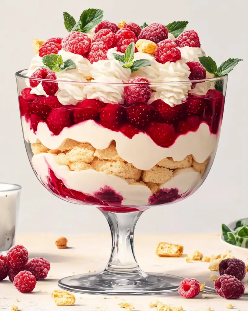 Prosecco Berry Trifle