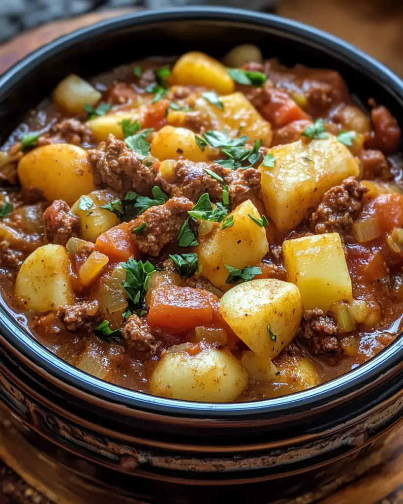 Slow Cooker Cowboy Casserole
