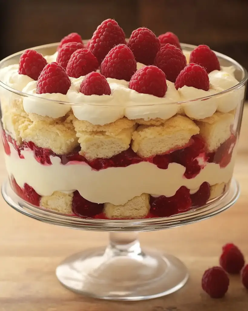 Lemon Raspberry Trifle