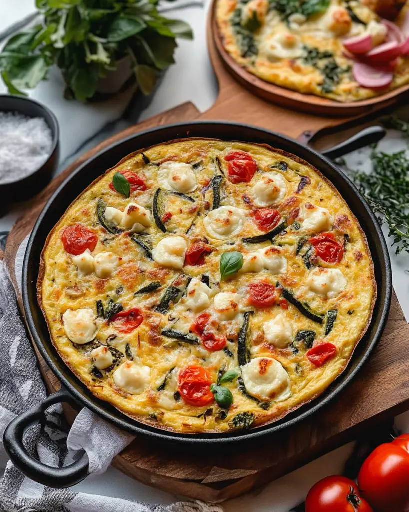Vegetable and Cheese Frittata