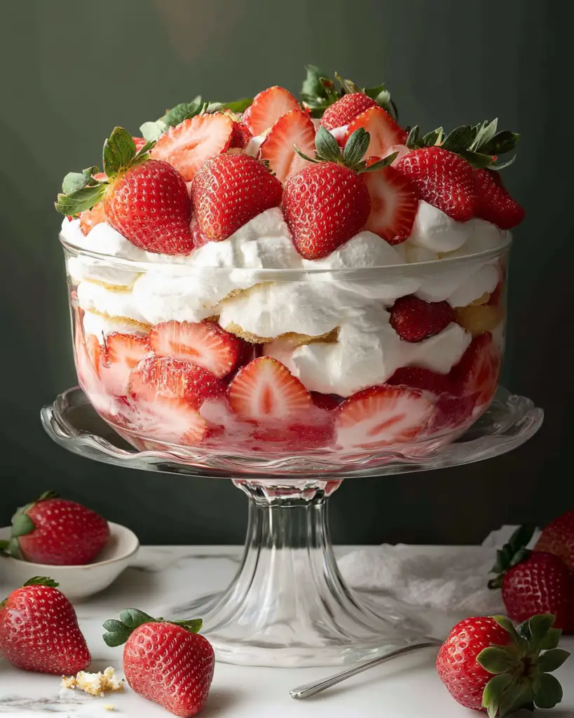Strawberry Shortcake Trifle