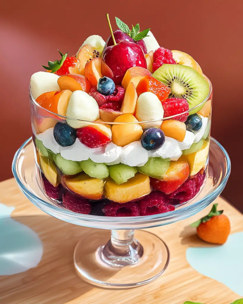 Fresh Fruit English Trifle