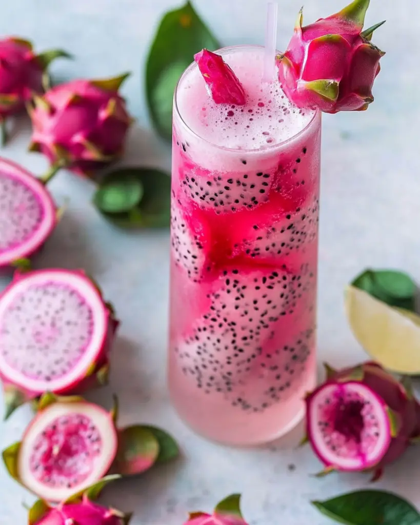 Dragon Fruit Lychee Mimosa