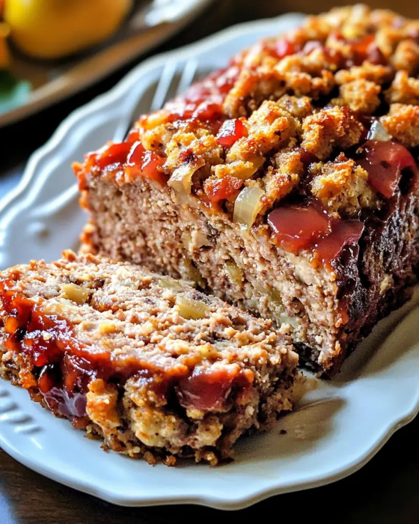 Turkey Stuffing Meatloaf
