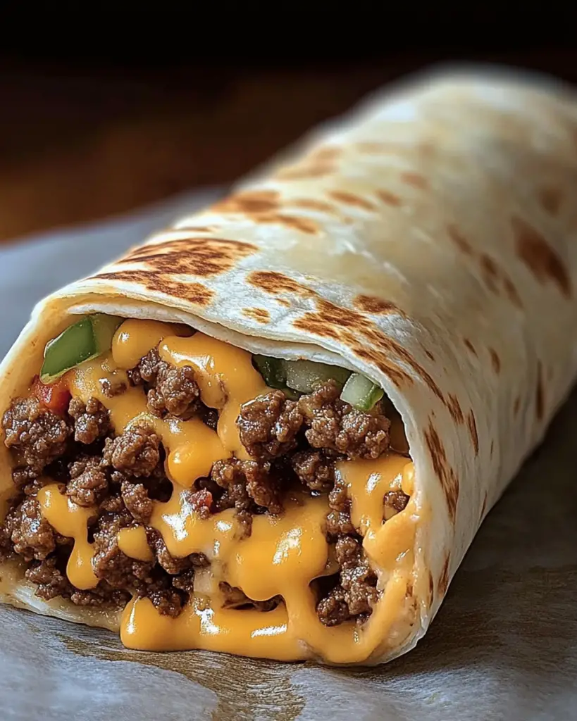 Beef and Cheese Burrito
