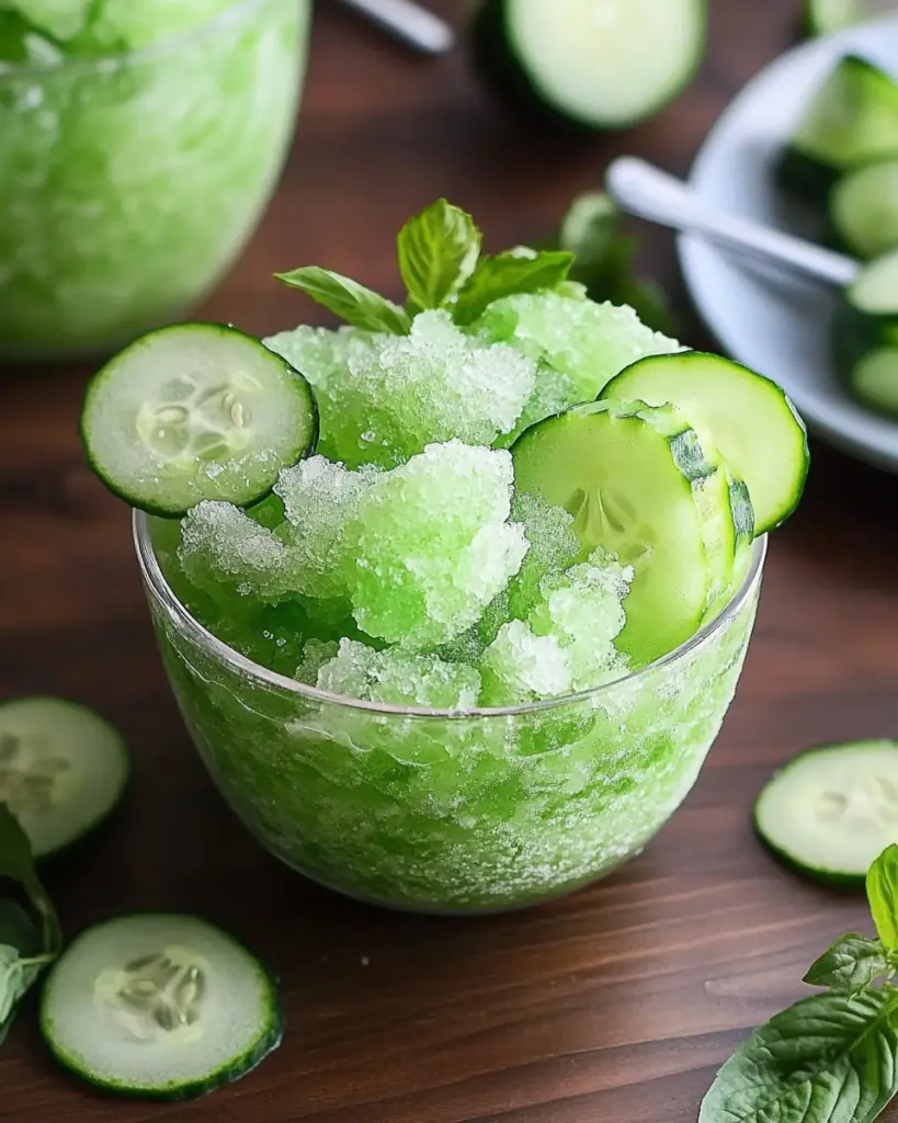 Cucumber Granita
