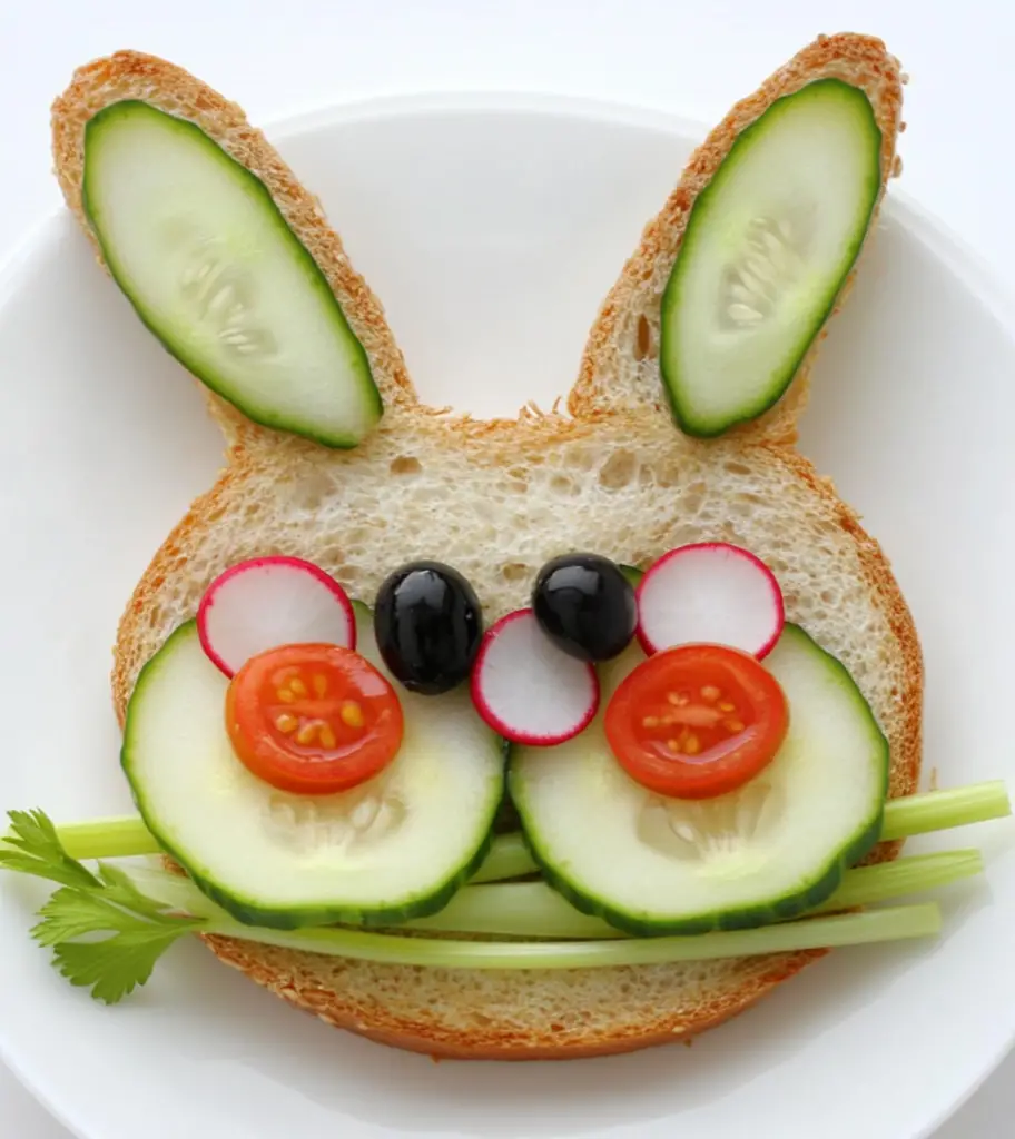 Easter Bunny Sandwiches