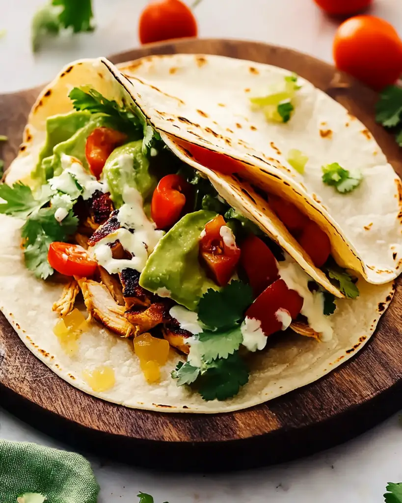 Crockpot Shredded Chicken Tacos