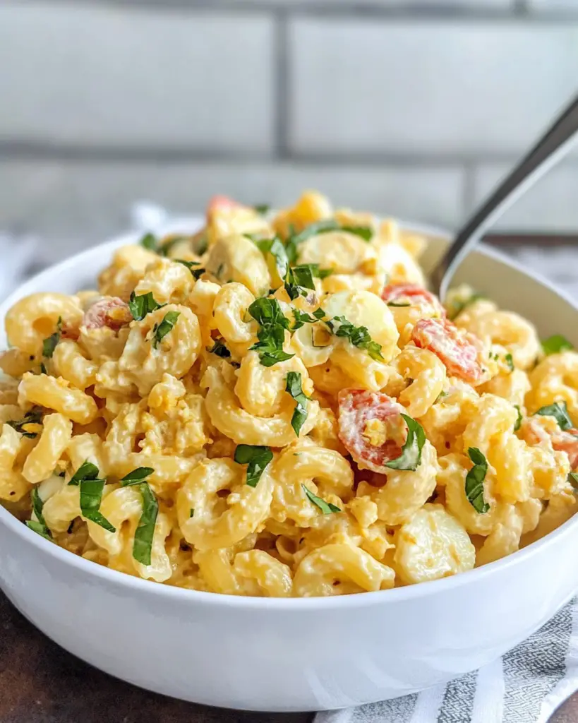 Deviled Egg Pasta Salad