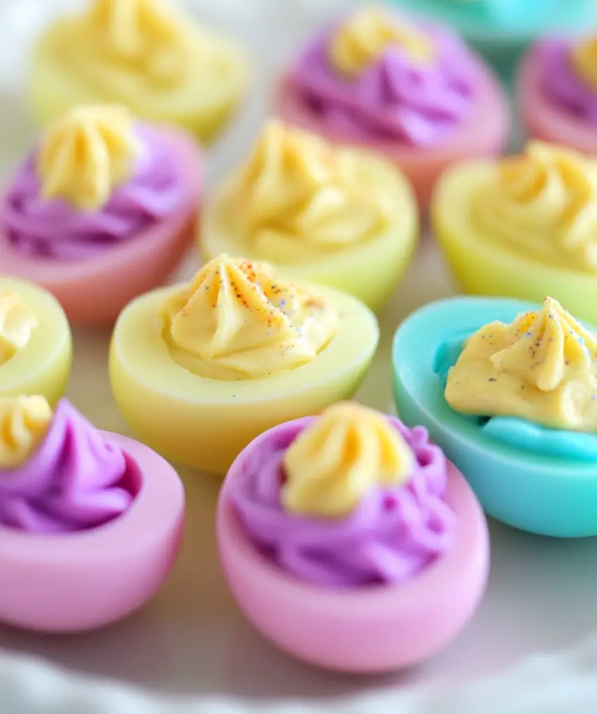 Colored Deviled Eggs