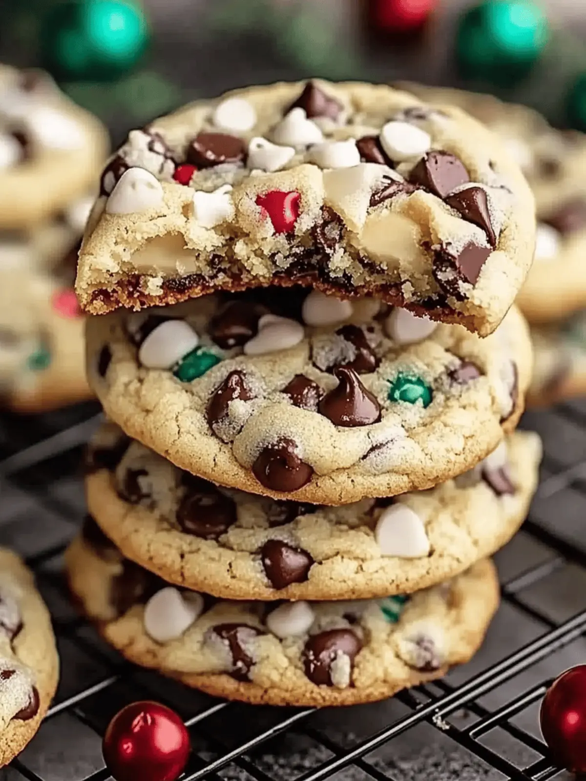 Winter Wonderland Chocolate Chip Cookies