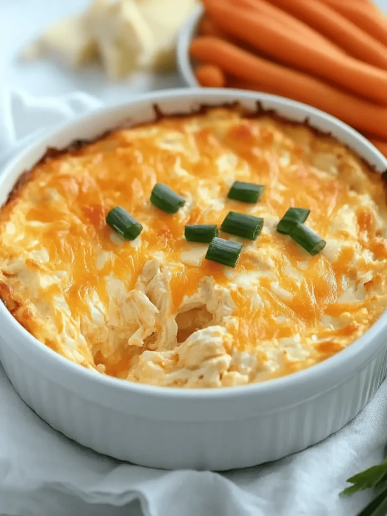 Cheesy Buffalo Chicken Dip with Canned Chicken