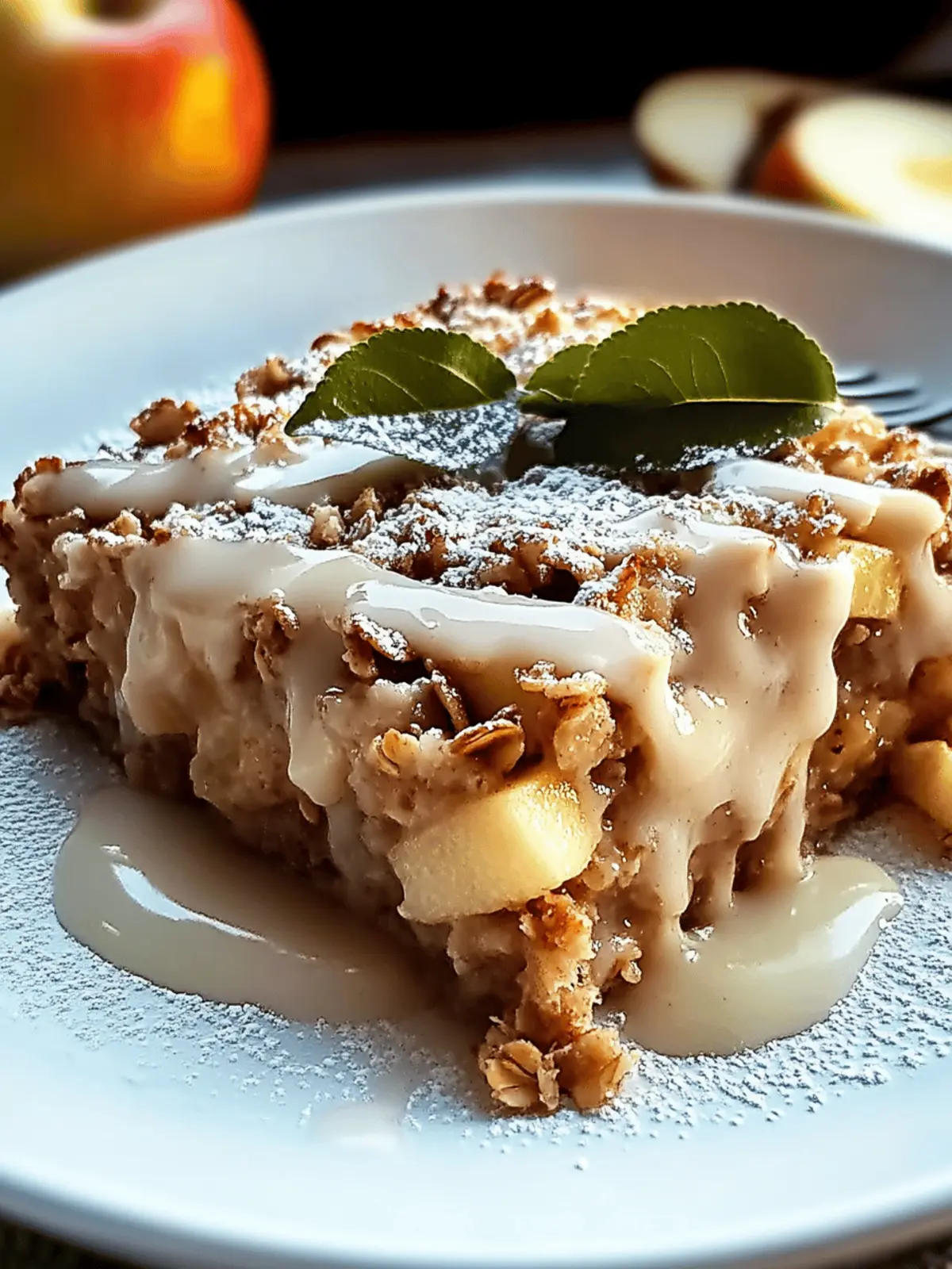 Oatmeal Apple Breakfast Bake