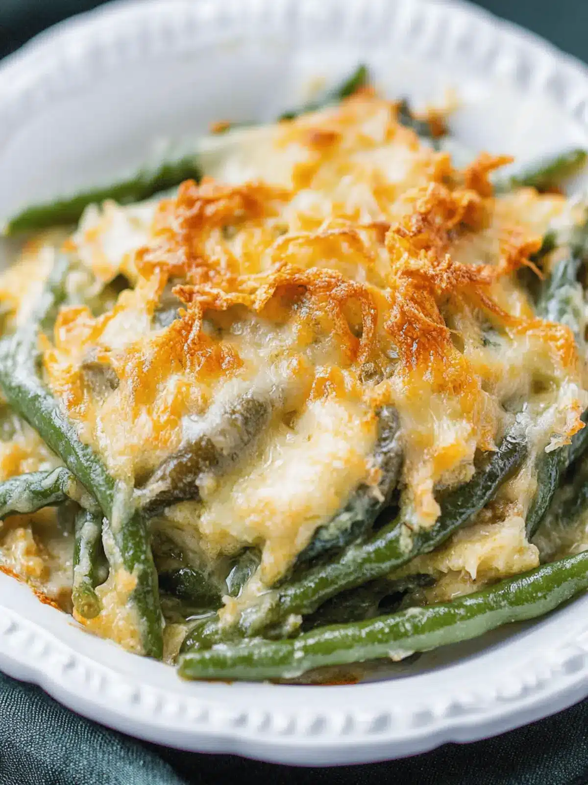 Keto Cheesy Green Bean Casserole: Creamy, Guilt-Free Comfort 2 Keto Cheesy Green Bean Casserole