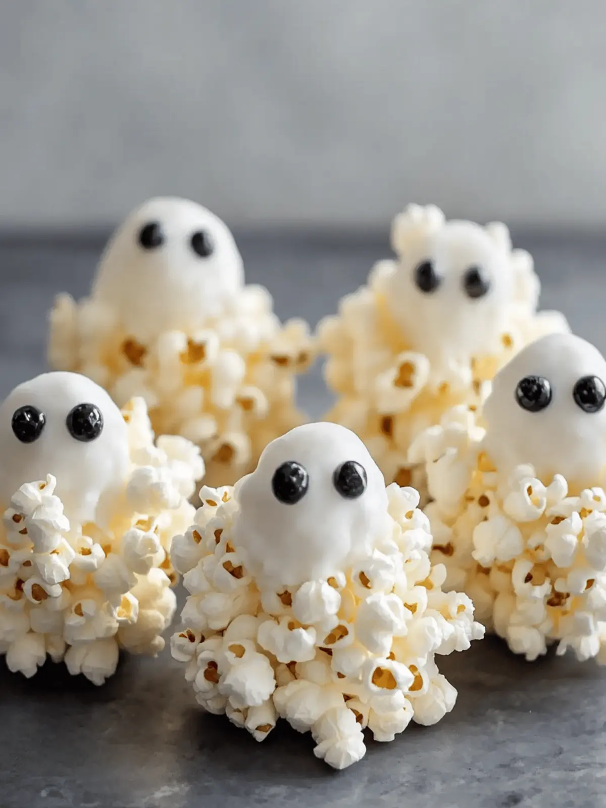 Ghost Popcorn Balls