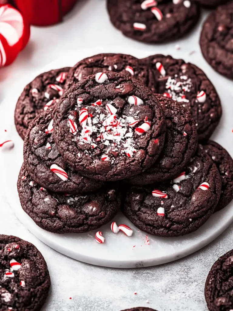 Double Chocolate Peppermint Cookies