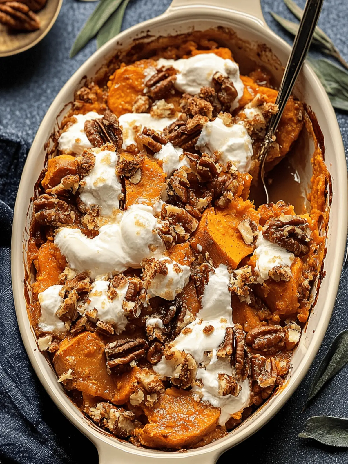 Southern Maple Sweet Potato Casserole
