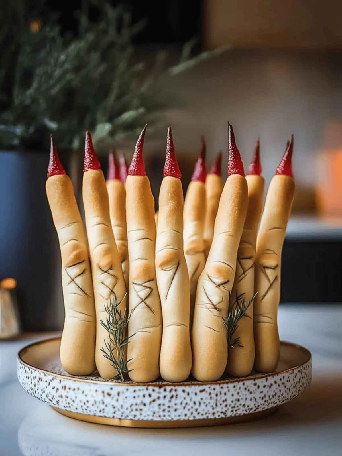 Witch Finger Breadsticks