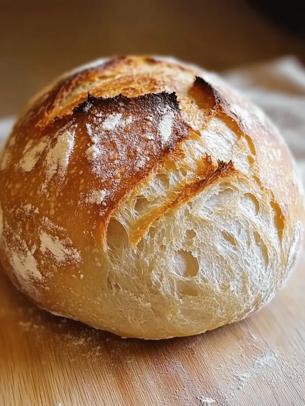 Effortless 4-Ingredient Artisan Bread Recipe for Everyone 3 4-Ingredient Artisan Bread Recipe