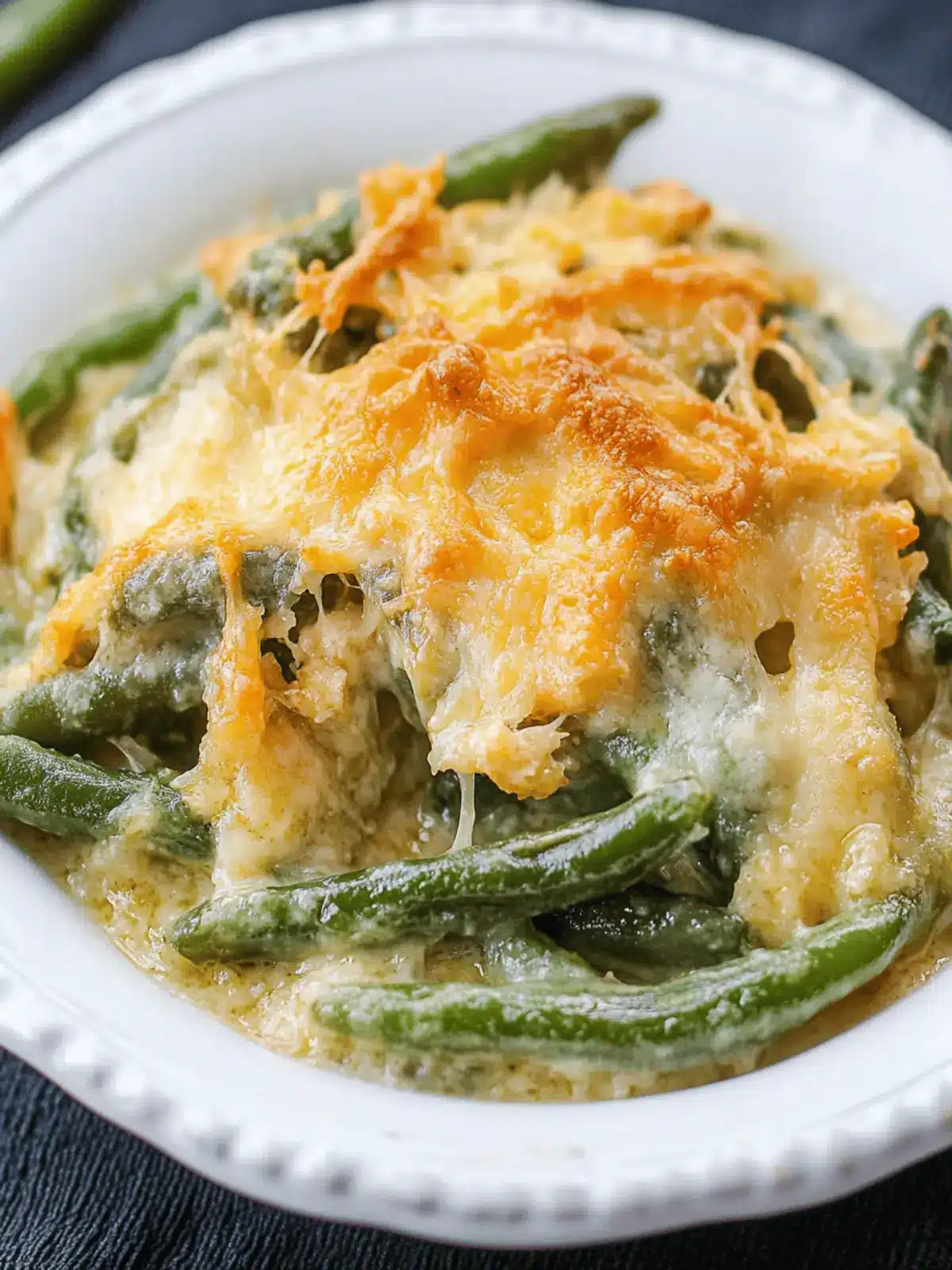 Keto Cheesy Green Bean Casserole: Creamy, Guilt-Free Comfort 3 Keto Cheesy Green Bean Casserole