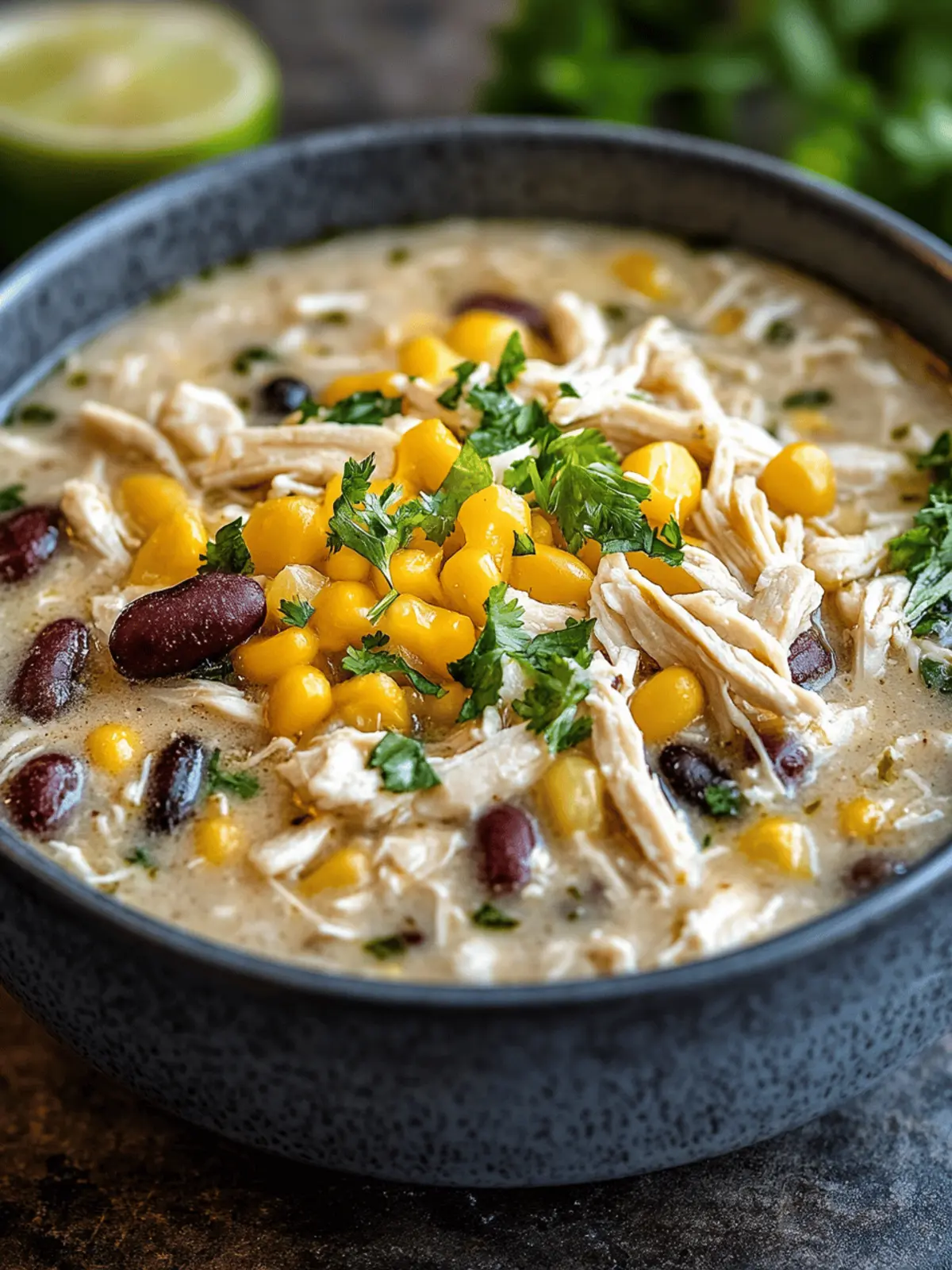 Crockpot White Chicken Chili