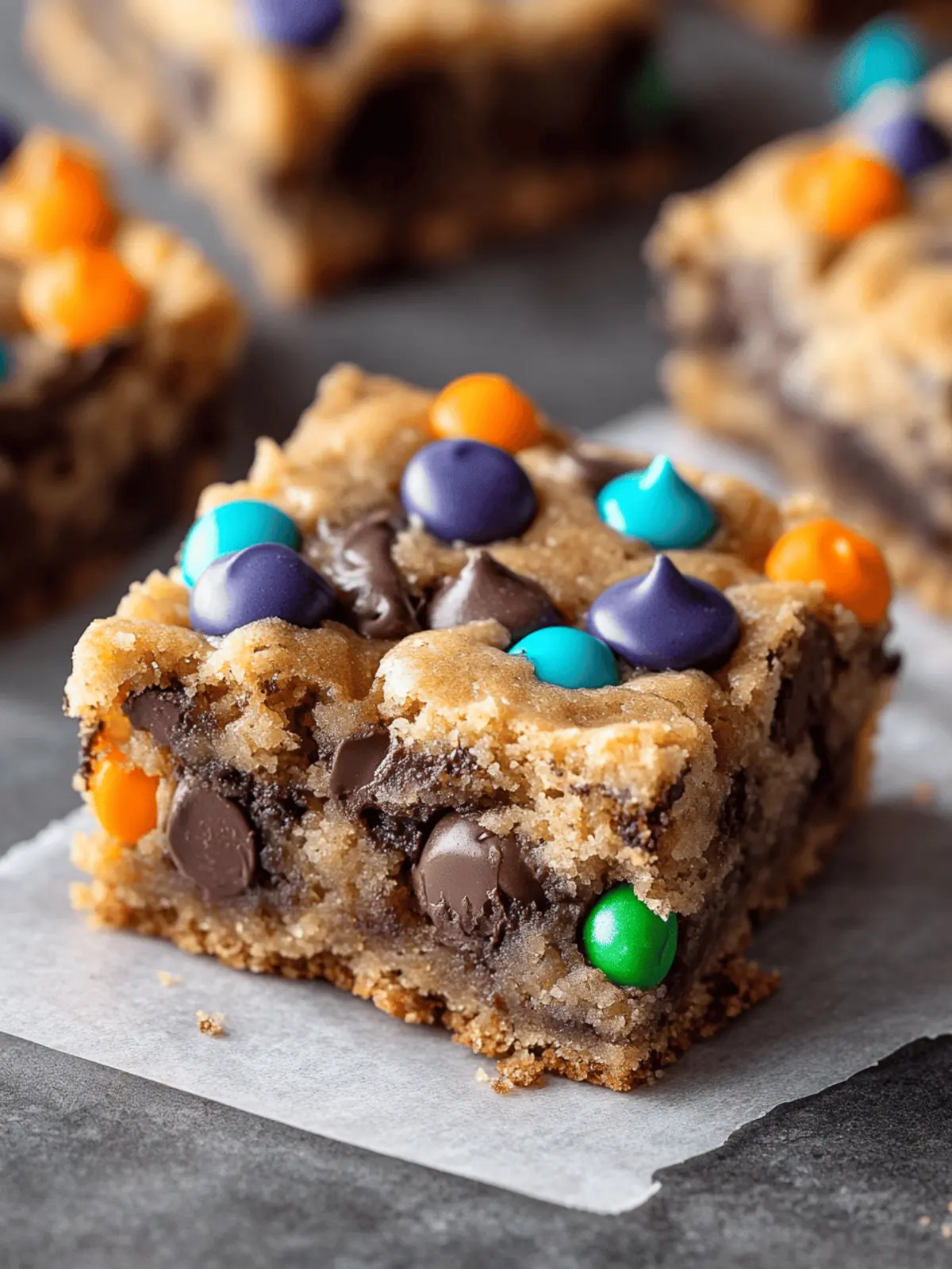Monster Mash Cookie Bars: Chewy Halloween Delights to Share 2 Monster Mash Cookie Bars