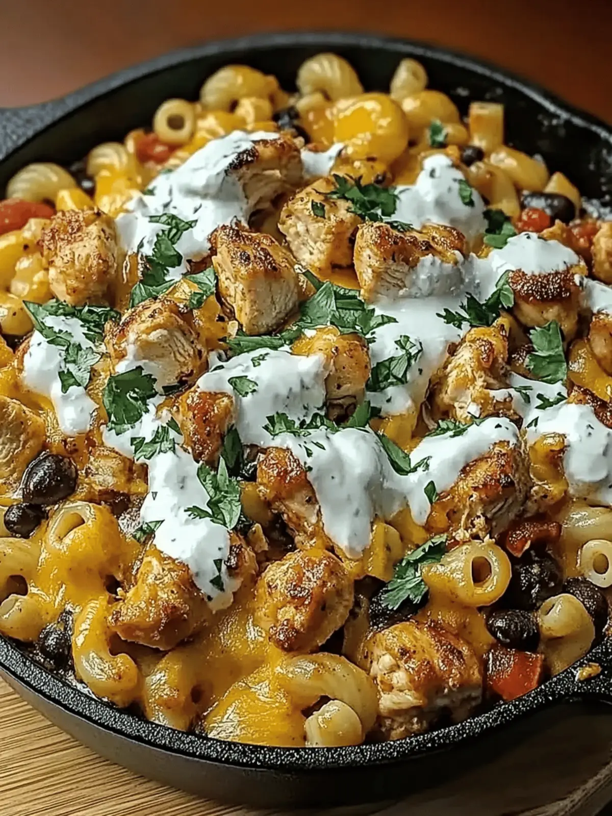 Autumn Harvest Chili Chicken Mac Skillet for Cozy Nights 3 Autumn Harvest Chili Chicken Mac Skillet