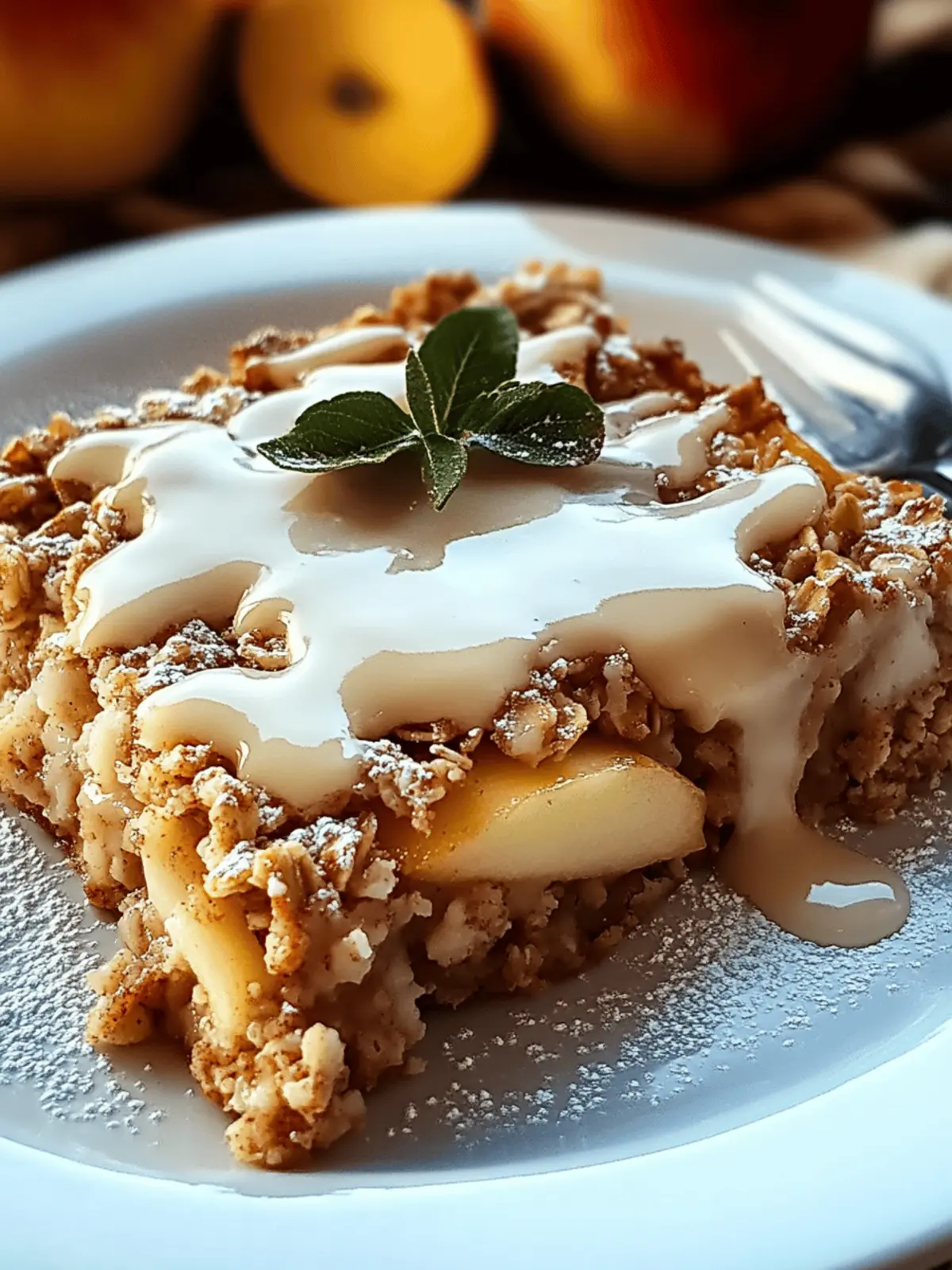 Oatmeal Apple Breakfast Bake