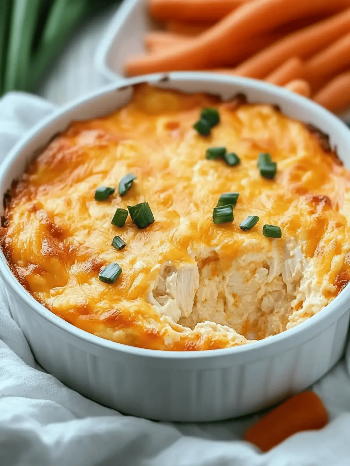 Cheesy Buffalo Chicken Dip with Canned Chicken