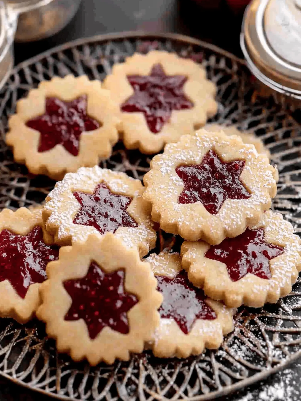 Melt-In-Your-Mouth Shortbread Linzer Cookies with Raspberry Jam 4 Shortbread Linzer Cookies with Raspberry Jam