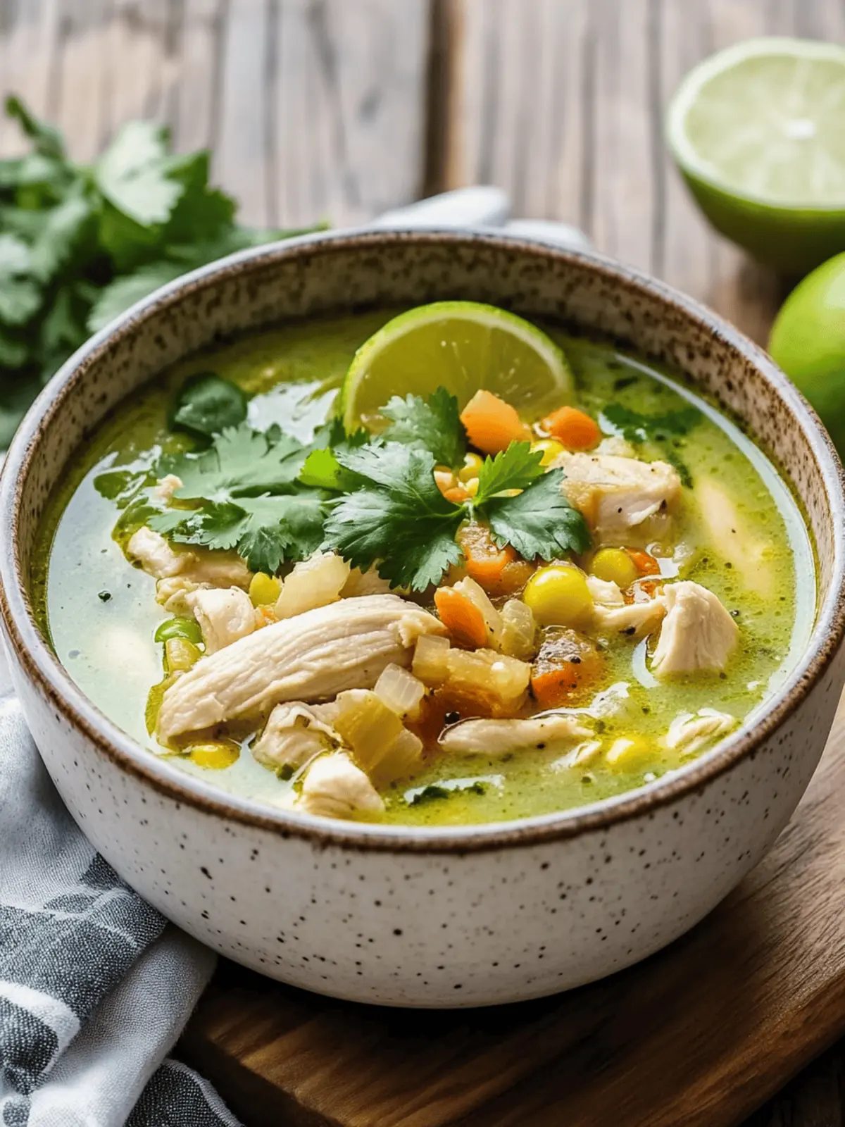 Green Chili Chicken Soup