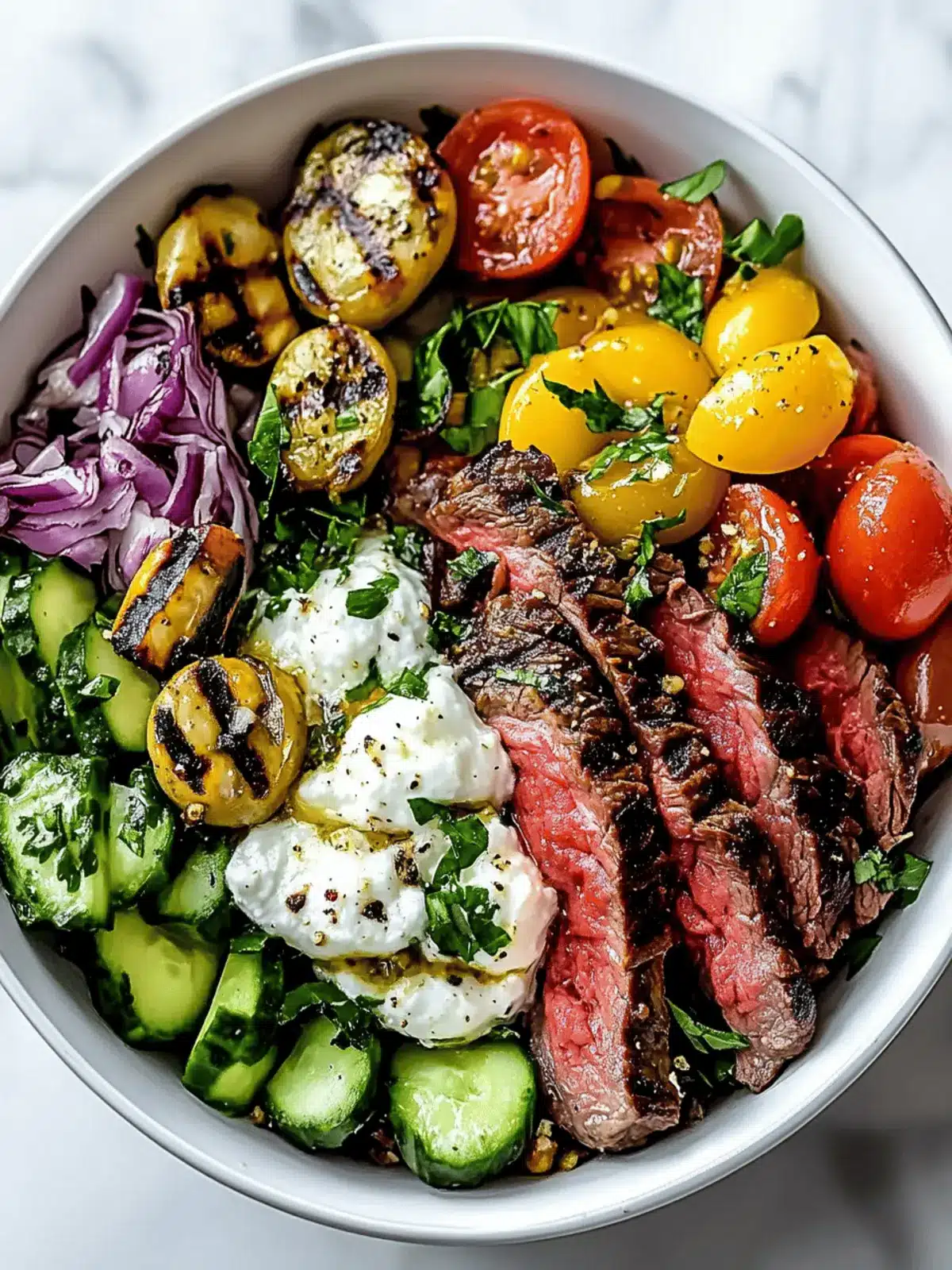 Mediterranean Steak Bowl