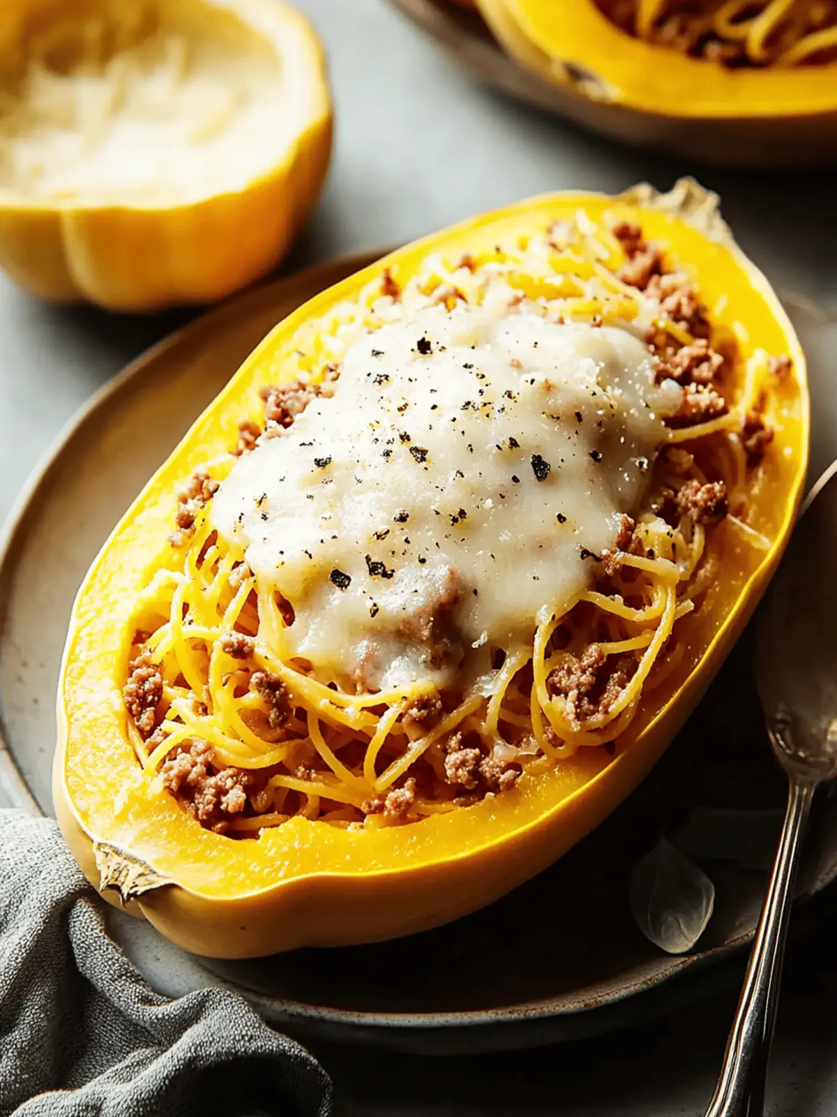 Million Dollar Spaghetti Squash Pasta